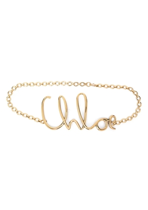 Chloé The Chloé Iconic belt - Gold