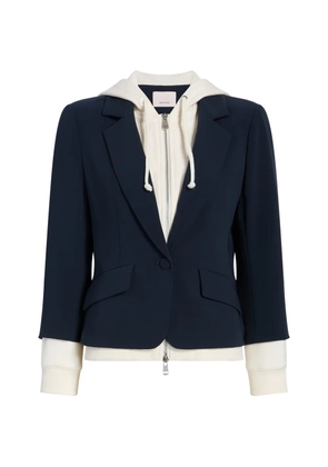 Cinq A Sept Zip Up Le Petit Khloe hooded jacket - Blue