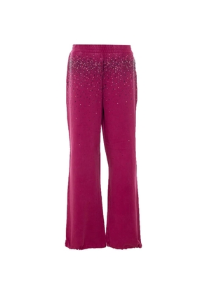 LIU JO crystal wide trousers - Pink
