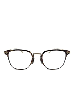 TAYLOR WITH RESPECT Walpole geometric-frame glasses - Gold