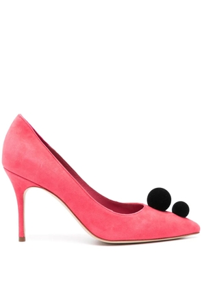 Manolo Blahnik Piera 90mm suede pumps - Pink