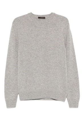 Zanone crew-neck wool sweater - Grey