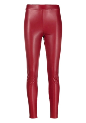 Michael Michael Kors leather-effect leggings - Red
