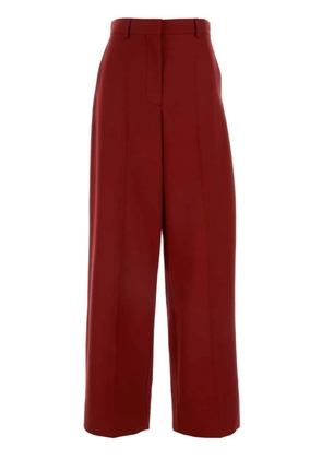 Stella McCartney pleated wool palazzo pants - Red