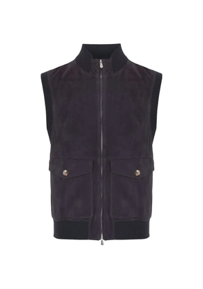 Brunello Cucinelli buttoned-pocket gilet - Blue