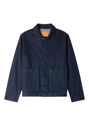 SANDRO button-front denim jacket - Blue