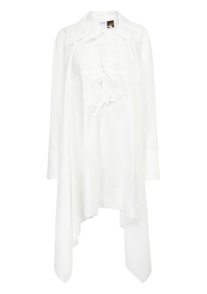 LOEWE cotton-blend dress - White