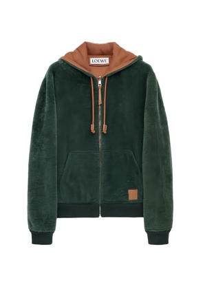 LOEWE zip-up hoodie - Green
