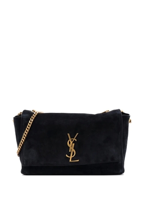 Saint Laurent Pre-Owned Classic Monogram Reversible Suede and Leather Medium shoulder bag - Black
