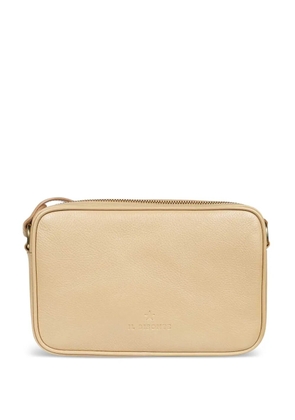 Il Bisonte logo-detail leather cross body bag - Neutrals