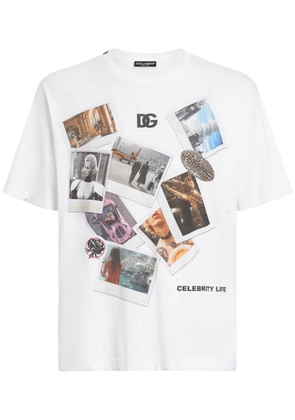 Dolce & Gabbana photograph-print t-shirt - White