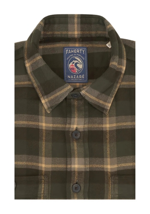 FAHERTY Heirloom Portuguese checked button shirt - Green