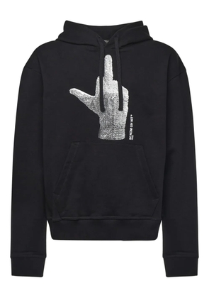 Ih Nom Uh Nit Diamond Glove Hotfix graphic hoodie - Black