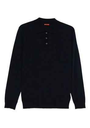 Barena long-sleeve polo shirt - Blue
