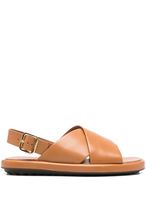 Tod's leather sandals - Brown