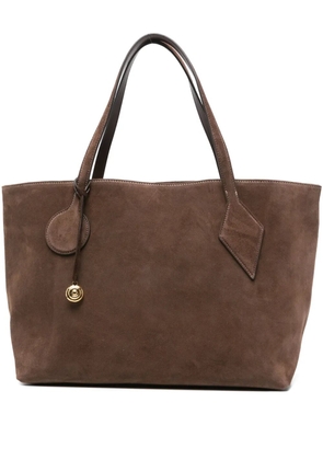 Liffner large suede tote bag - Brown