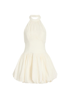 Cinq A Sept Macia halter bow dress - Neutrals