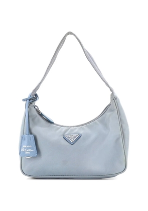 Prada Pre-Owned Re-Edition 2000 Tessuto Mini hobo bag - Blue