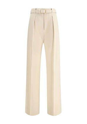 Loro Piana Edward belted trousers - Neutrals