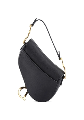 Christian Dior Pre-Owned Saddle Handbag Leather Mini shoulder bag - Black