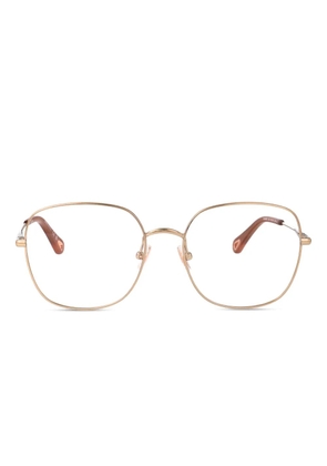 Chloé Eyewear round-frame glasses - Gold