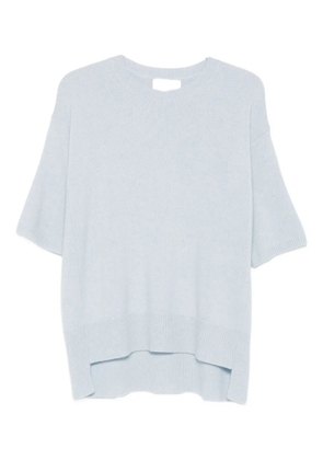 Lisa Yang cashmere short sleeve top - Blue