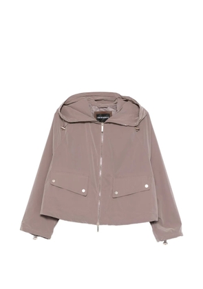 Emporio Armani hooded pocket jacket - Neutrals