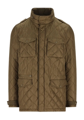 Herno quilted high-neck field jacket - Green