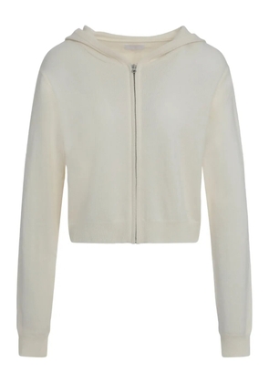 SABLYN Candace full-zip knitted hoodie - Neutrals