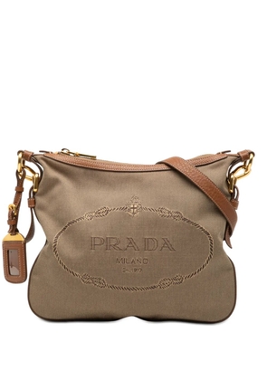 Prada Pre-Owned 2013-2025 Canvas Canapa Logo crossbody bag - Brown