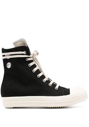 Rick Owens DRKSHDW eyelet-detail high-top sneakers - Black