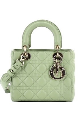 Christian Dior Pre-Owned My ABCDior Lady Dior Bag Cannage Quilt Lambskin crossbody bag - Green