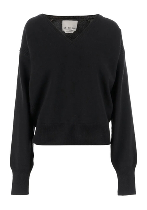 SA SU PHI V-neck cashmere sweater - Black
