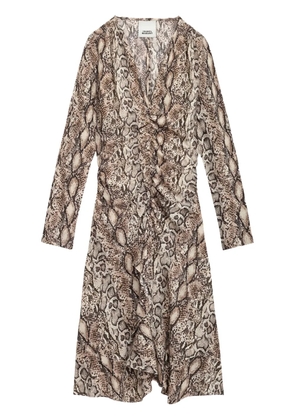 ISABEL MARANT Octavia mini dress - Neutrals