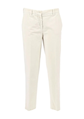 ASPESI button-fastening cotton trousers - Neutrals