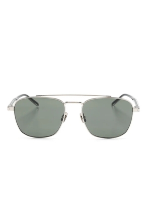 Saint Laurent Eyewear pilot-frame sunglasses - Silver