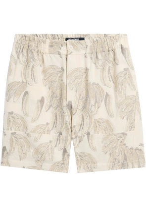 Jacquemus patterned-jacquard shorts - Neutrals