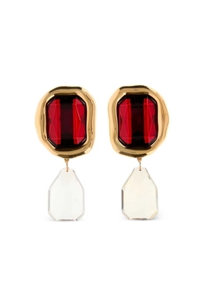 Givenchy Sculptural Crystal earrings - Gold