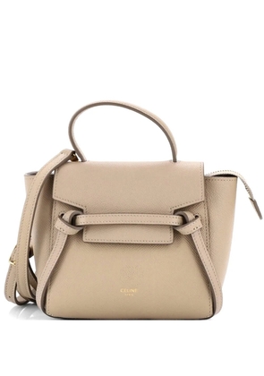 Celine Pre-Owned Belt Bag Textured Leather Pico shoulder bag - Neutrals
