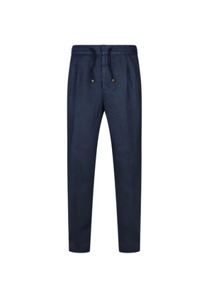 Brunello Cucinelli drawstring trousers - Blue