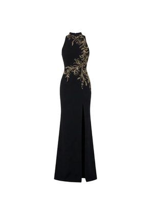 Saiid Kobeisy halterneck embellished maxi dress - Black