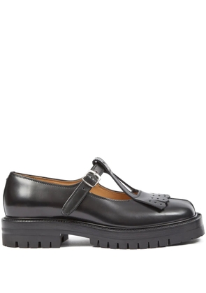 Maison Margiela Tabi County leather Mary Janes - Black
