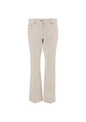 Valentino Garavani logo-patch trousers - Neutrals