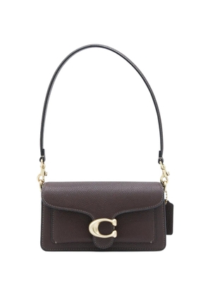 Coach C-buckle leather shoulder bag - Brown