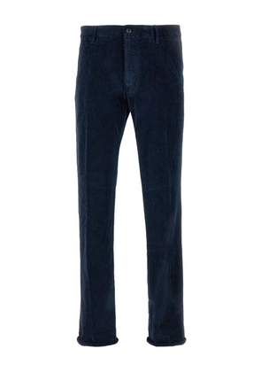 Incotex corduroy cotton-blend trousers - Blue