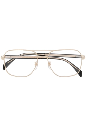 Eyewear by David Beckham pilot-frame glasses - Gold