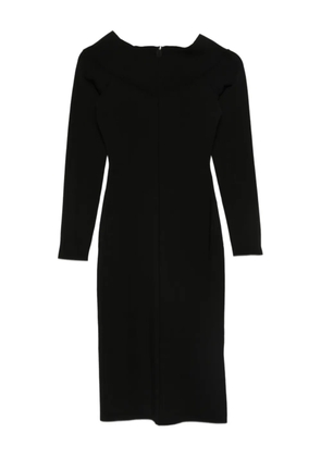 Stella McCartney off-shoulder midi dress - Black
