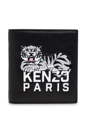 Kenzo Tiger-motif wallet - Black