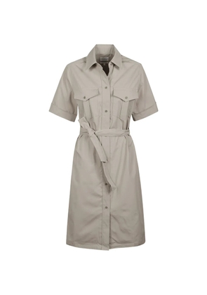 A.P.C. Evy's buttoned belted midi dress - Neutrals