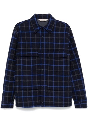 ASPESI tattersall-check shirt - Blue